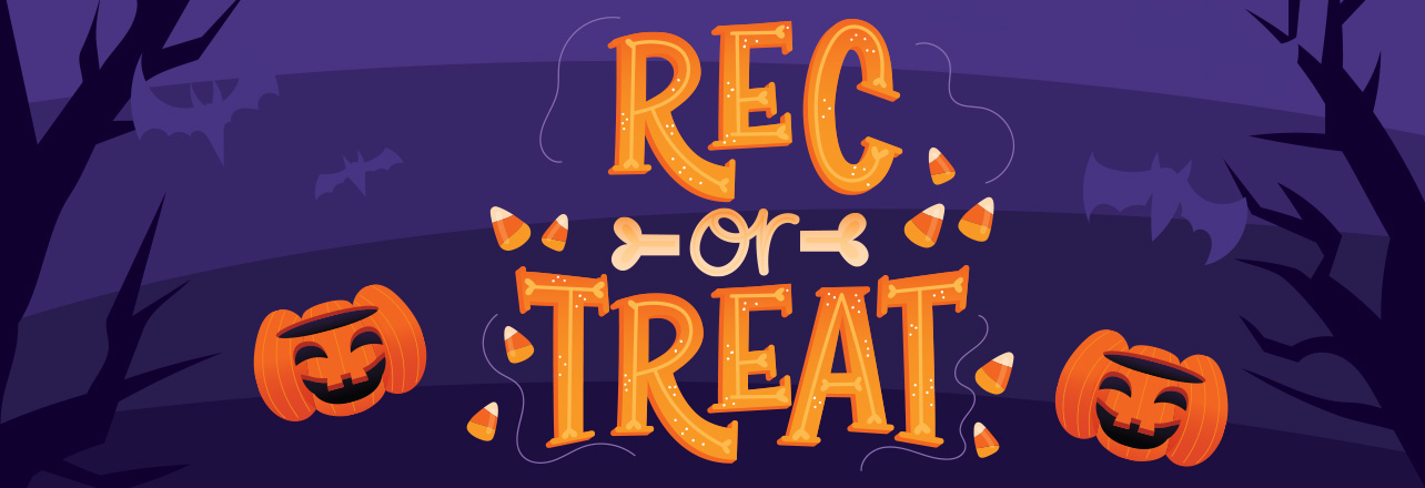 Rec or Treat banner